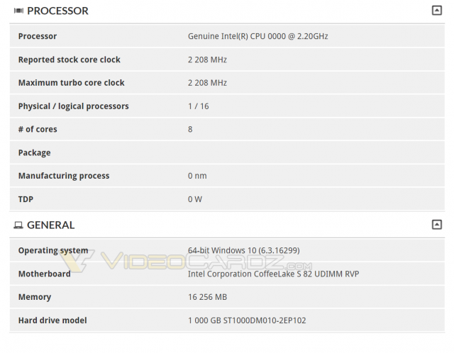 Intel Coffee Lake S