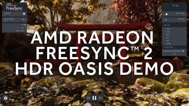 AMD Radeon FreeSync 2 HDR Oasis Demo