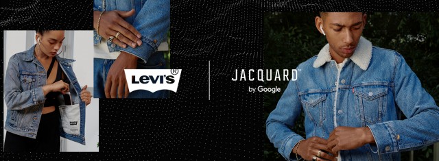 Levis Trucker Jacket with Jacquard