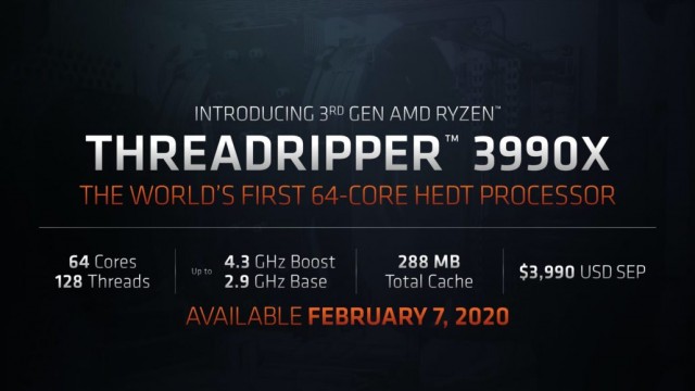 AMD Ryzen Threadripper 3990X