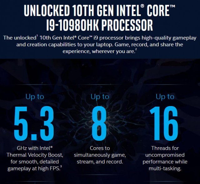 Intel Core i9-10980KH