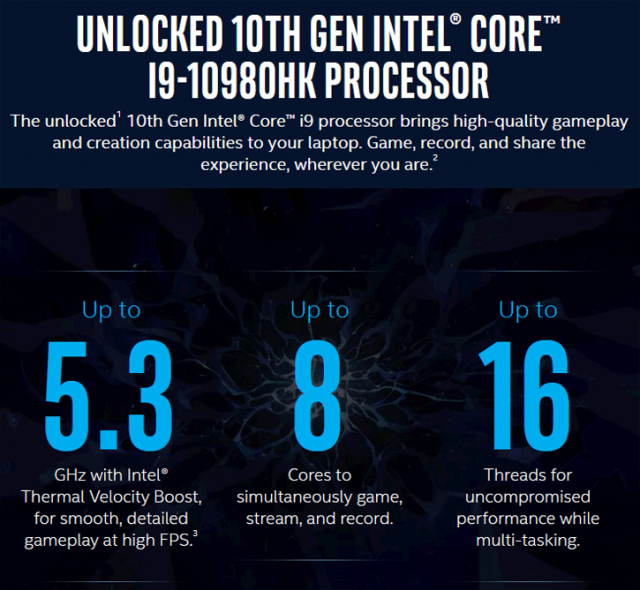 Intel Core i9-10980HK