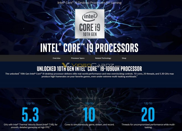 Intel Comet Lake-S