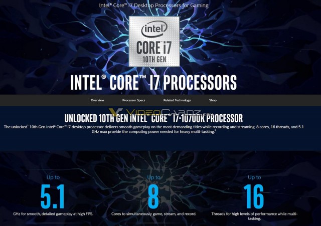 Intel Comet Lake-S