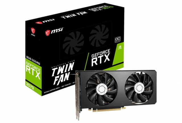 MSI GeForce RTX 3070 TWIN FAN
