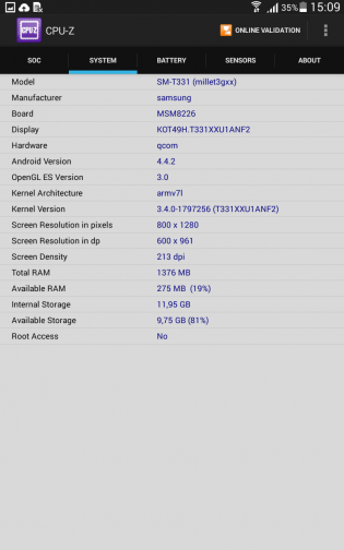 Samsung Galaxy Tab 4 8.0 4G LTE