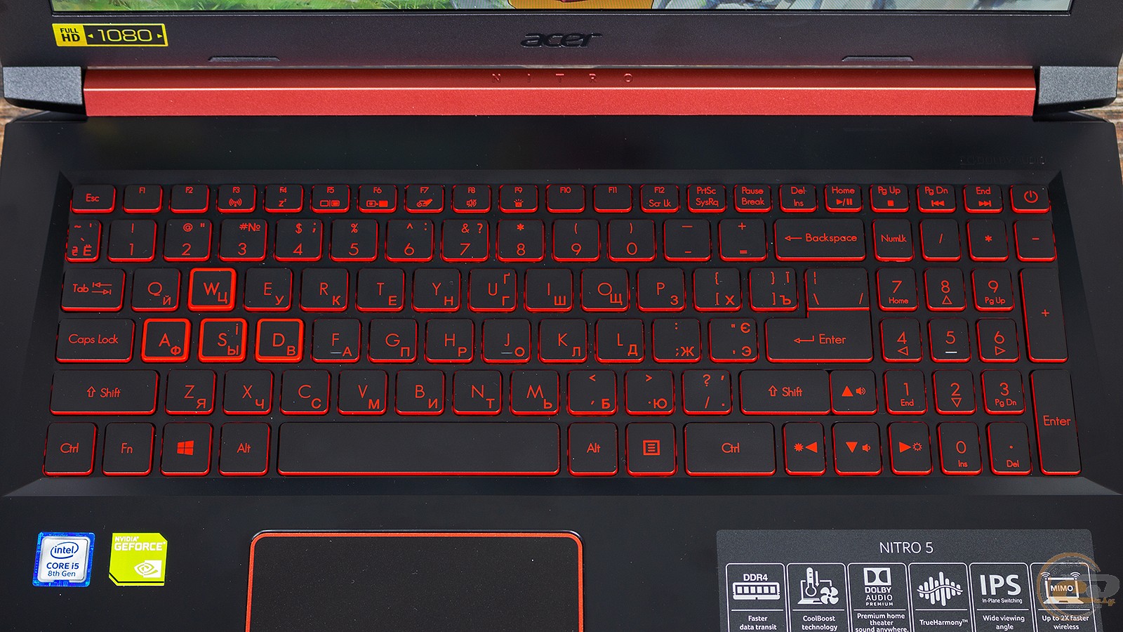 Acer nitro 5 как включить без клавиатуры