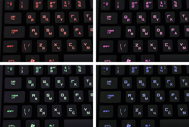 Razer Anansi keys colors