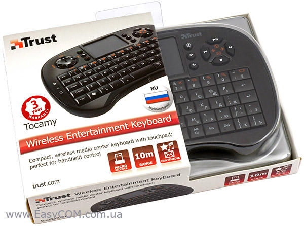 Trust Tocamy Wireless Entertainment Keyboard