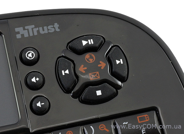 Trust Tocamy Wireless Entertainment Keyboard