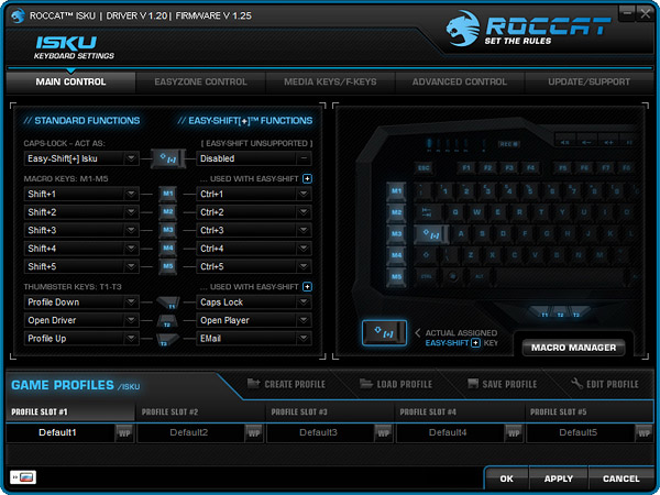 ROCCAT Isku Illuminated Gaming Keyboard