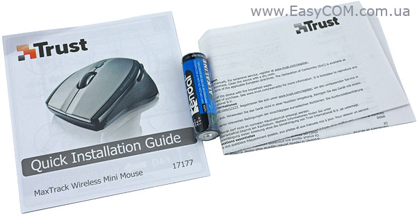 Trust MaxTrack Wireless Mini Mouse 