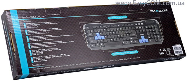 ZALMAN ZM-K200M ZM-K350M ZM-K400G