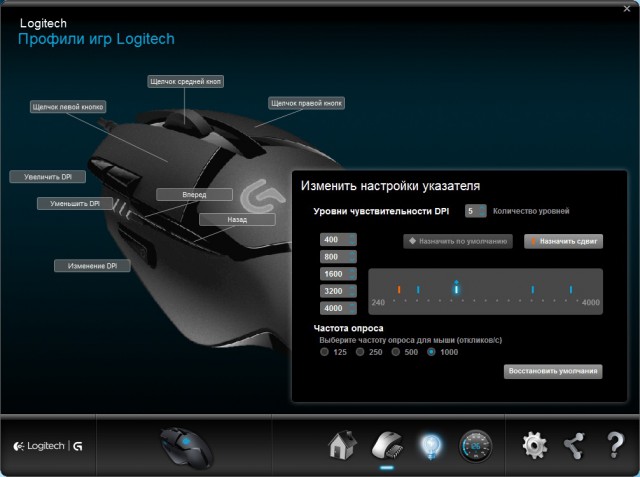 Logitech G402 Hyperion Fury