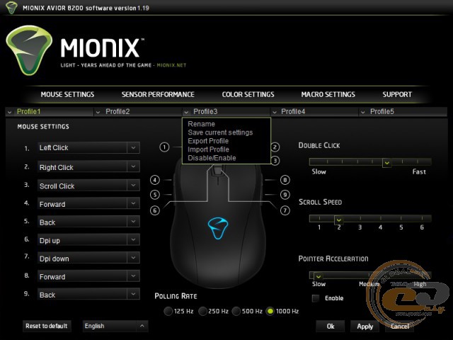 Mionix AVIOR 8200