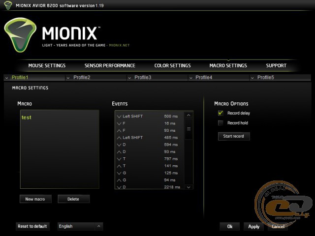 Mionix AVIOR 8200