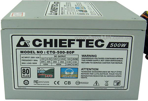 CHIEFTEC CTG-500-80P