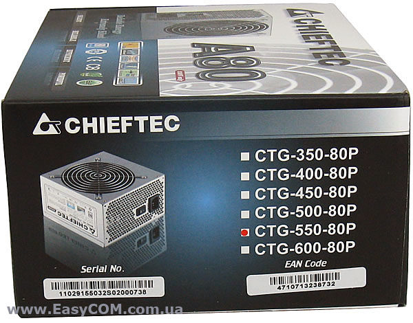 CHIEFTEC CTG-550-80P