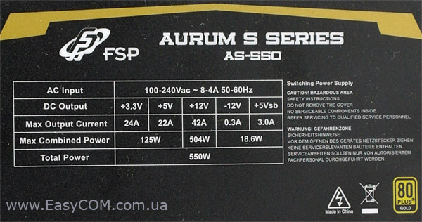 FSP AURUM S AS-550 