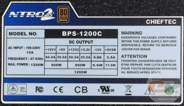 CHIEFTEC BPS-1200C