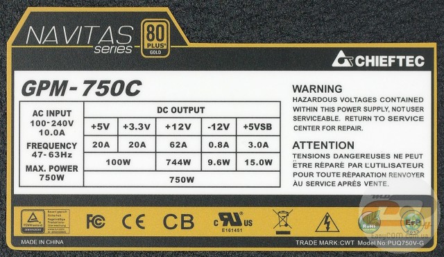 CHIEFTEC GPM-750C