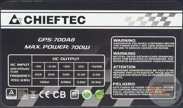 CHIEFTEC GPS-700A8