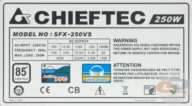 CHIEFTEC SFX-250VS