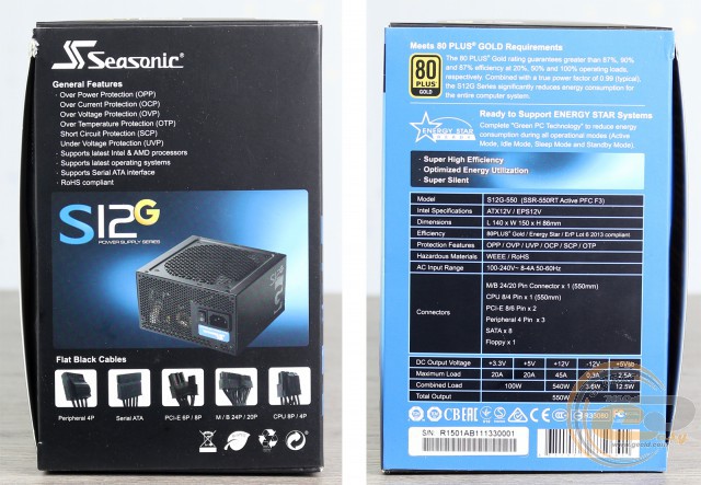 Seasonic S12G-550 (Seasonic SSR-550RT)