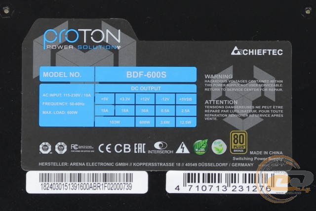 CHIEFTEC PROTON BDF-600S