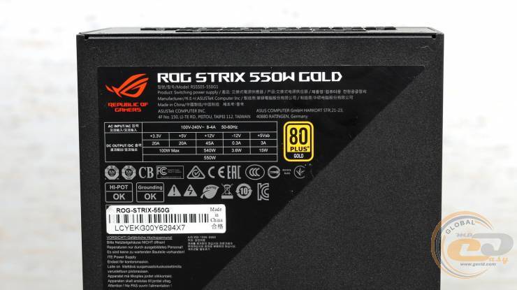 ASUS ROG Strix 550W Gold