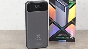 Огляд Vinga 30000 mAh 100W Display VA Grey (Li-Ion) (VPBB30100): універсальна батарея для ноутбука і не тільки