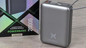 Огляд Vinga 20000 mAh 45W Display Cable (VPBB2045C): доступний павербанк потужністю до 45 Вт