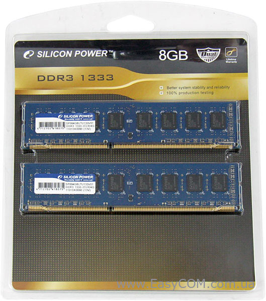 Silicon Power DDR3-1333 SP008GBLTU133V21