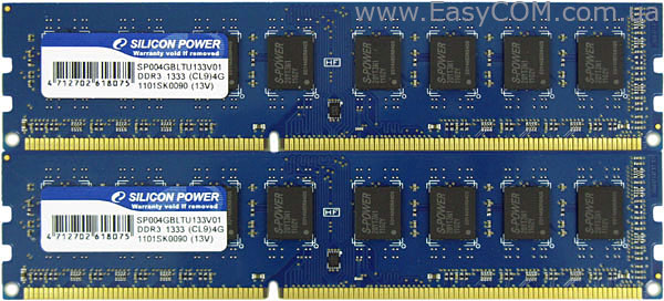 Silicon Power DDR3-1333 SP008GBLTU133V21