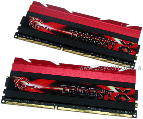 DDR3-2400 G.Skill TridentX F3-2400C10D-16GTX