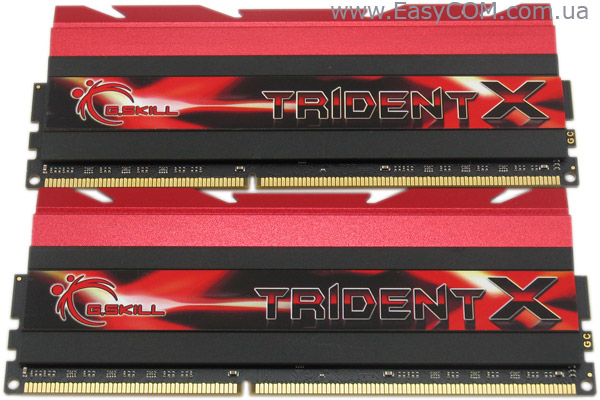 DDR3-2400 G.Skill TridentX F3-2400C10D-16GTX 