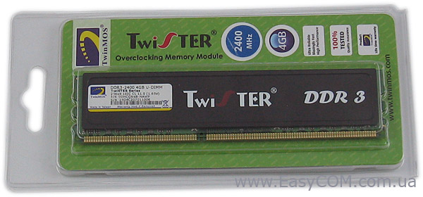 DDR3-2400 TwinMOS TwiSTER 9DHCGN4B-HAWP