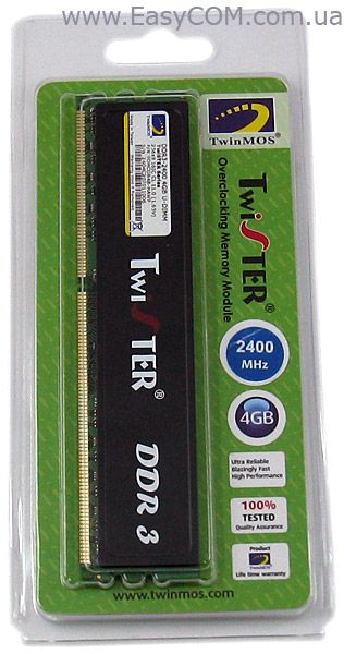 DDR3-2400 TwinMOS TwiSTER 9DHCGN4B-HAWP