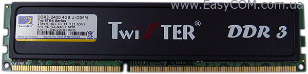 DDR3-2400 TwinMOS TwiSTER 9DHCGN4B-HAWP