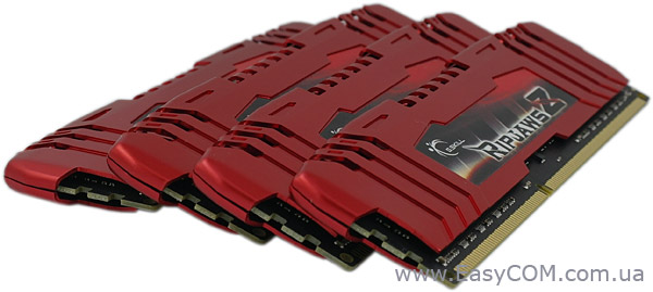 DDR3-1600 G.SKILL RipjawsZ F3-12800CL10Q-32GBZL