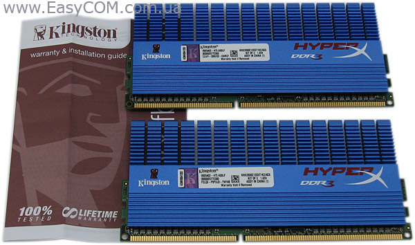 DDR3-2800 Kingston HyperX KHX2800C12D3T1K2/4GX