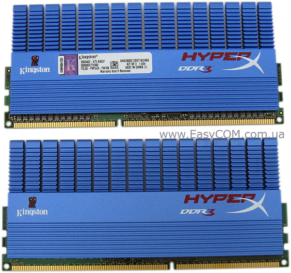 DDR3-2800 Kingston HyperX KHX2800C12D3T1K2/4GX