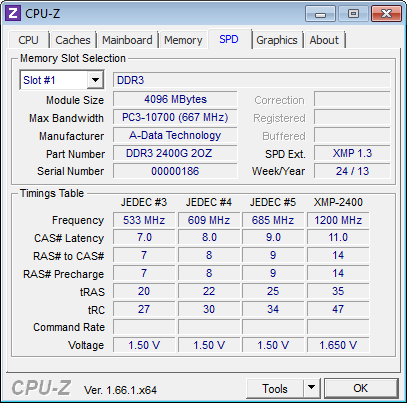 ADATA XPG V2 DDR3-2400