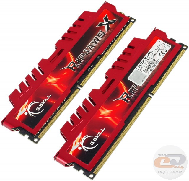 DDR3-2133 G.Skill RipjawsX F3-2133C9D-8GXL