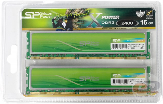 DDR3-2400 Silicon Power XPower SP008GXLYU240NSA