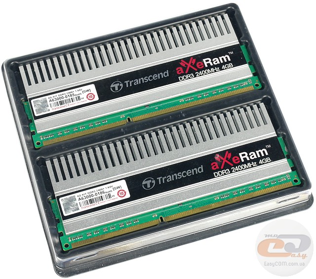 DDR3-2400 Transcend aXeRam TX2400KLN-8GK