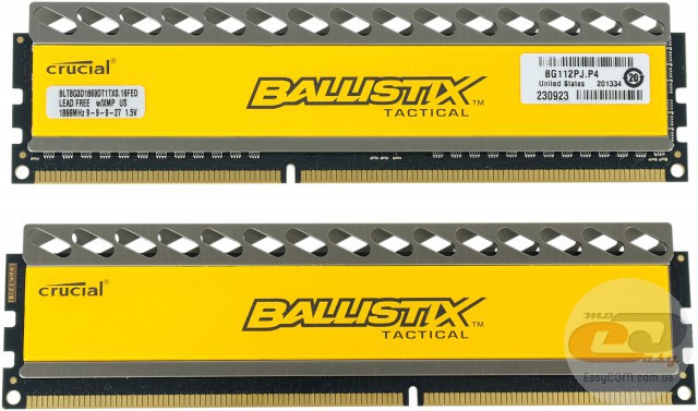 DDR3-1866 Crucial Ballistix Tactical BLT8G3D1869DT1TX0