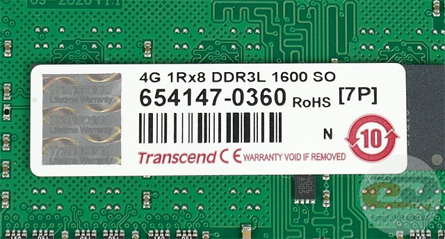 DDR3L-1600 Transcend TS512MSK64W6H