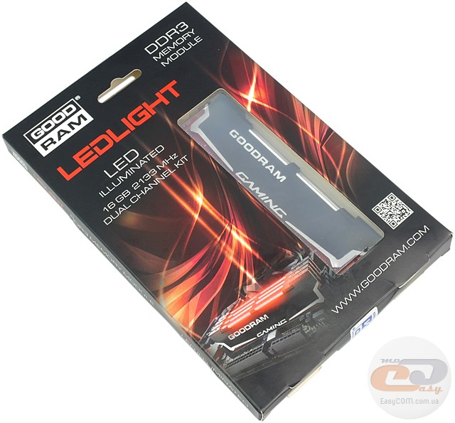 DDR3-2133 GOODRAM LEDLIGHT GL2133D364L10A/16GDC