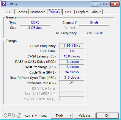 DDR3-1600 Strontium SRT8G86U1-P9Z